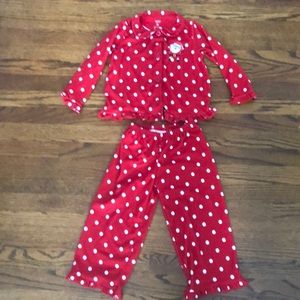 Santa holiday two piece pajama